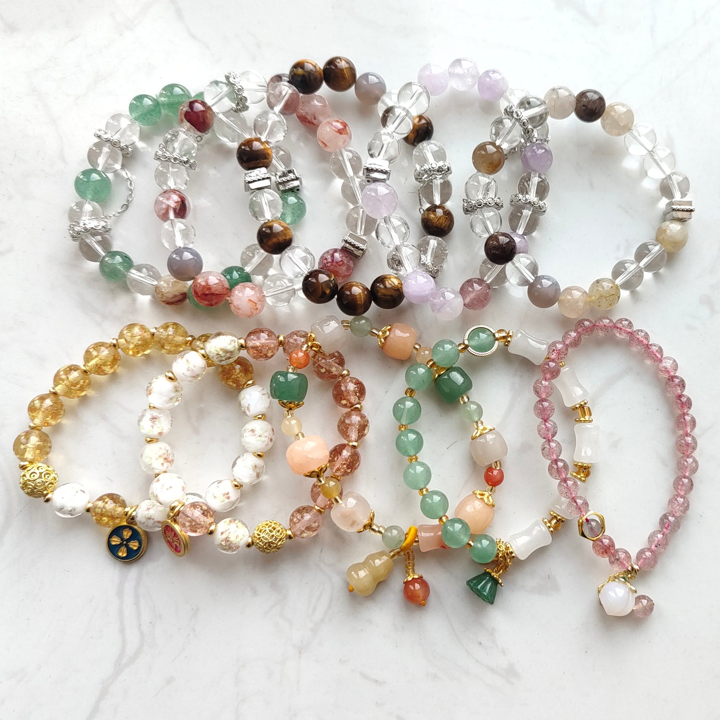 Natural Crystal Beads Lucky Bag! open in live